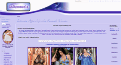 Desktop Screenshot of lasensualsplussizelingerie.com