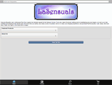 Tablet Screenshot of lasensualsplussizelingerie.com